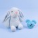 Napchik children with a soft toy "Bunny", mix