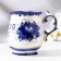 Mug "Morning. Best wife", gzhel, porcelain, 11x12 cm