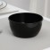 Container plastic disposable “Pier”, 360 ml, 11.2 cm, black color