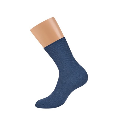 Women's socks mini cotone, size 39-41, color BLU-1