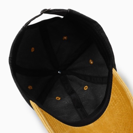 Male cap minaku, black/yellow color, rr 56-58-3