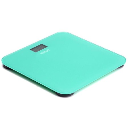 Floor Libra KitFort KT-804-1, electronic, up to 150 kg, 1xCR2032, glass, green