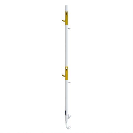 Towel Electric Laris Image, 150x1400 mm, 4 crossbars, univers., White-6