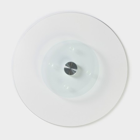 Glass stand for a cake rotating share "Blue agate", d = 32 cm, blue color-5