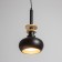 Lamp "Clint" 1x40W E27 Black bronze 20x20x38 (138) cm