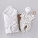 Kinderlitto Richelieu discharge kit, 4 items, height 50-56 cm, color milk