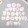 Stickers stickers for scrapbooking "Flowers" 9-346