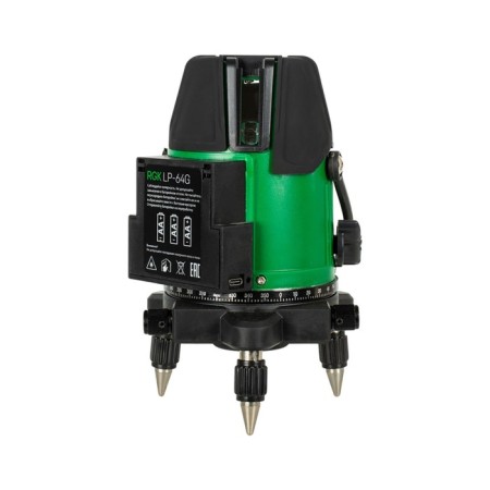 Laser Laser RGK LP-64G, 30 m, 5 rays, 635 HM, 5/8 ", grade 2-1
