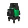Laser Laser RGK LP-64G, 30 m, 5 rays, 635 HM, 5/8 ", grade 2