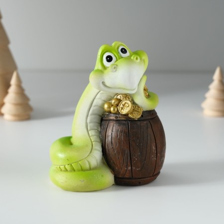 Piglite Polystone "Snake with wealth" MIX 8.5x6x10.5 cm-5