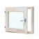Window, 40 × 50cm, double glass of linden