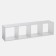 Rabbage No. 4 Dice Cube 4 sections, 360x320x1395, white