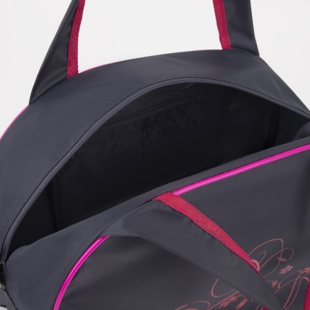 Sports bag with lightning, gray/pink color-2