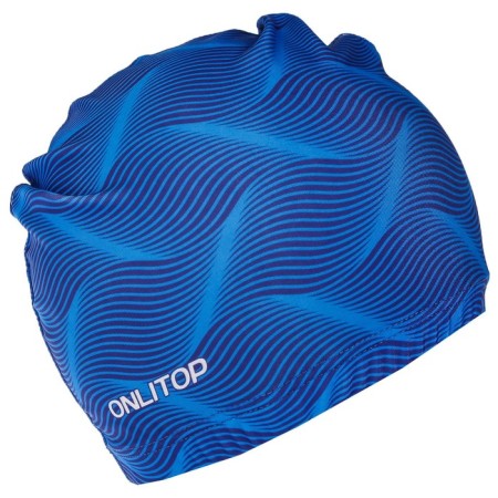 Шапочка для плавания взрослая ONLYTOP Swim, тканевая, обхват 54-60 см-8