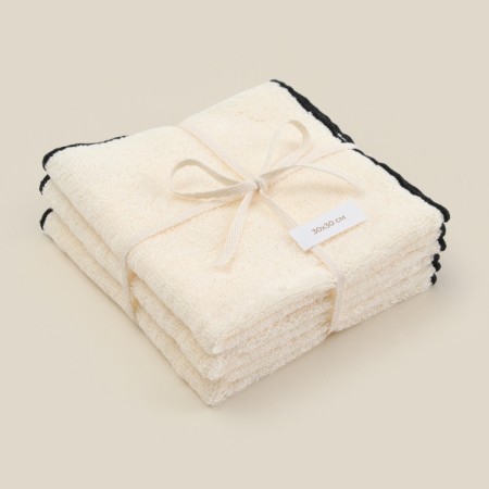Set of napkins SL Home: Black Frame "Aivori" 30x30 cm - 3 pcs., 100% cotton, 470 g/m2-7