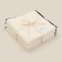 Set of napkins SL Home: Black Frame "Aivori" 30x30 cm - 3 pcs., 100% cotton, 470 g/m2