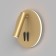 Bra Technical C176-WL-01-6W-MG, LED, 9W, 14x6.5x14 cm, 550lm, Matte gold color