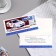 Money envelope "Happy Birthday!" car, brown background