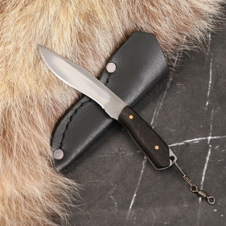 Caucasian knife "Predator" steel - 65x13, hilt - grab, 12cm