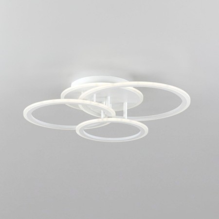 Ceiling Citilux "Trinity" CL238130, 61.5x47.5x13 cm, 3x25W, LED, white color-10