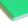 Notebook on the crest A5 96 sheets in the Calligrata cell green, plastic cover, offset block