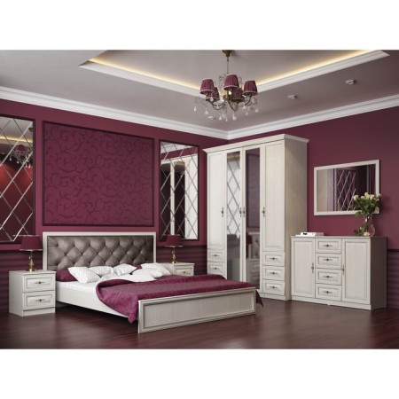 Covereign cabinet "Gabriella" 06.34, 400 × 434 × 500 mm, Woodline Cream / Sandal White-3