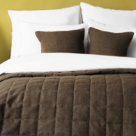 Jerry set: cover 160 x 220 cm, pillowcase 40 x 40 cm - 2 pcs, brown color-2