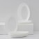 A set of oval plates Luminarc Trianon, D = 22 cm, glass ceramic, 6 pcs, white color