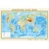 Political and physical map of the world, within new borders, a1
