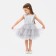 New Year. Children's dress with sequins KAFTAN, p. 36 (134-140), gray