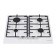 Hlect surface Maunfeld Eghe.64.3ew/G, gas, 4 burners, white