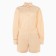 Women's suit (shirt, shorts) minku: overSize color beige, size 42