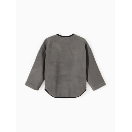 Svitshot Children's Minaku: Fleece Soft, Graphite color, height 134 cm-3
