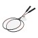 Badminton Boyscout, 2 rackets, oxide, in the grid