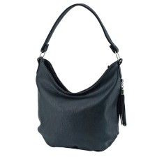 Bag bag with zipper, dark blue color