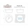Kitchen is a kitchen from Zett Lab stone. 30/q10, d = 475 mm, matte, light gray