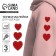A set of thermal appliances "Heart", 3 pcs.