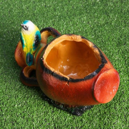Figure Kashpo "Sinichka on the jug" 16*25*15cm-1