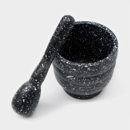 Stupa with a pestle of the Black Stone Dolyana, 250 ml, 9 × 10 cm-2