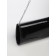 Female bag on a magnet, black color