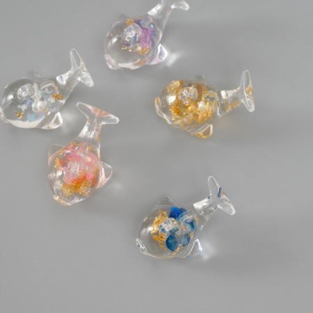 Acrylic Suspension Suspension "Sea Fish" shines in the dark mix 2x2.9x2 cm-3