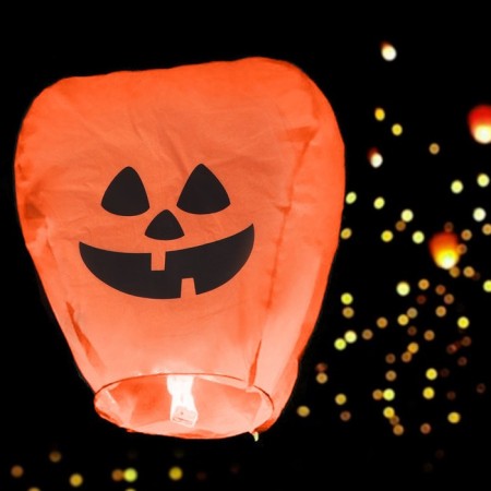 The flashlight of desires "pumpkin", Helloween, dome, orange,-2