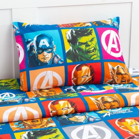 Bed linen 1.5 joint venture "Avengers" 143*215 cm, 150*214 cm, 50*70 cm -1 pcs-1