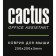 Cactus Black Computer Mouse, Game, 250*200*3 mm, black