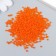 Beads "Astra" 11/0, 20 g (M9V T.Orange/Transparent matte)