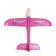 Unicorn Team aircraft, pink, diode