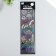 Sticker plastic silver overflow "Fairytale World" mix 7.5x26 cm