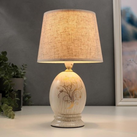 Table lamp 16403/1 E14 40W Beige 17x17x29 cm Risalux-1