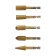 A set of balls on wood and tundra plastic, tin coating, hexagonal shank, 5 pcs.