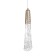 Lamp Bayerlux "Sharon" LED 10W gold 8.5x8.5x40-150 cm